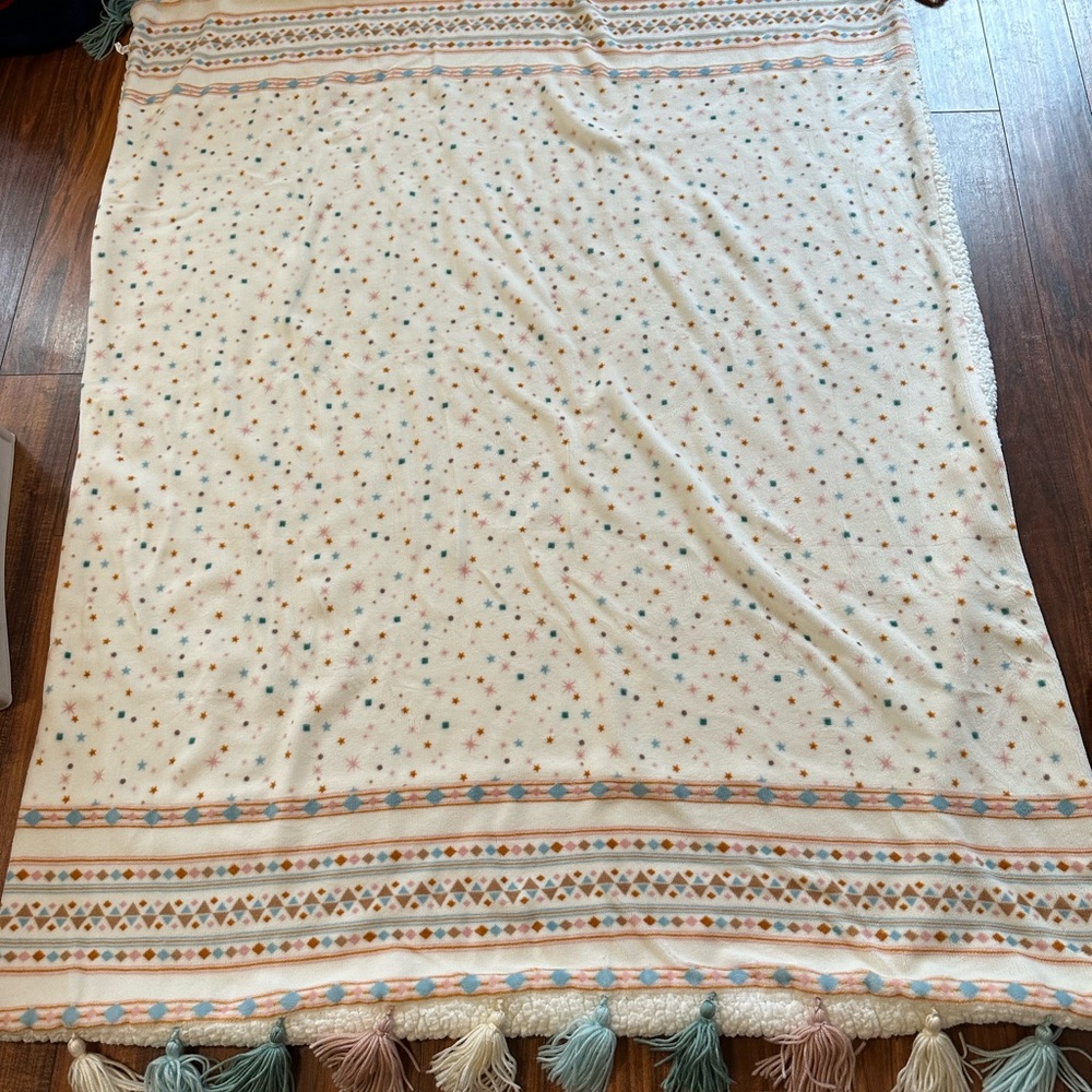 Matilda Jane Tassel Blanket